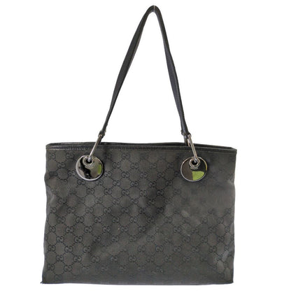 Gucci GG Canvas Tote Black All B /