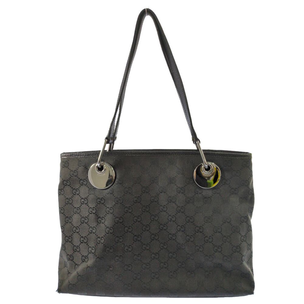 Gucci GG Canvas Tote Black All B / — view 3