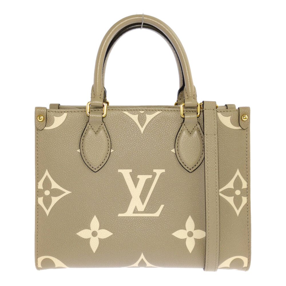 Louis Vuitton On The Go PM 2-Way Handbag Tourtorelle Cles