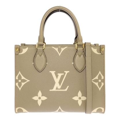 Louis Vuitton On The Go PM 2-Way Handbag Tourtorelle Cles