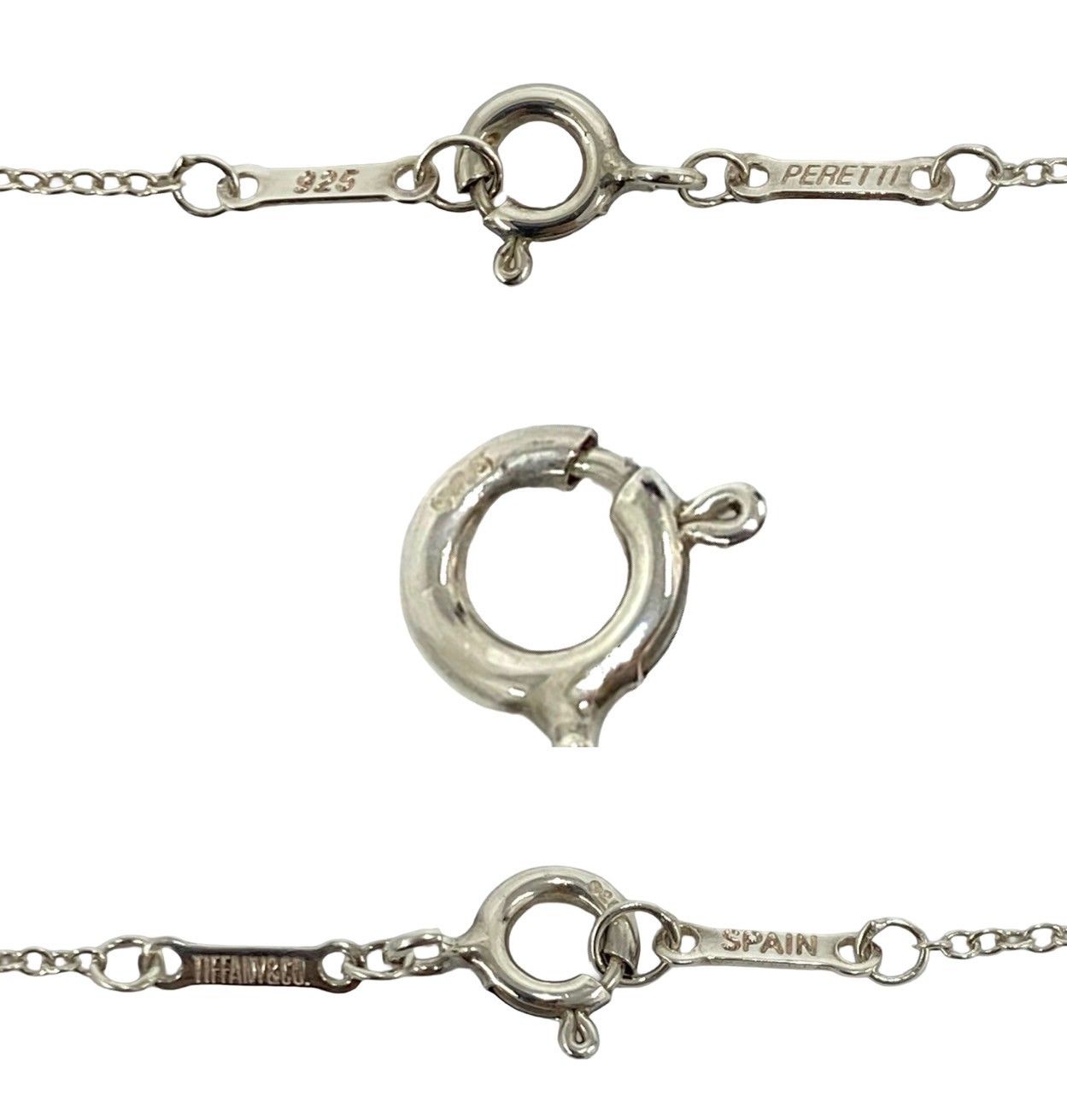 Tiffany & Co Star of David 925 Sterling Silver Necklace Pendant Choker — view 3