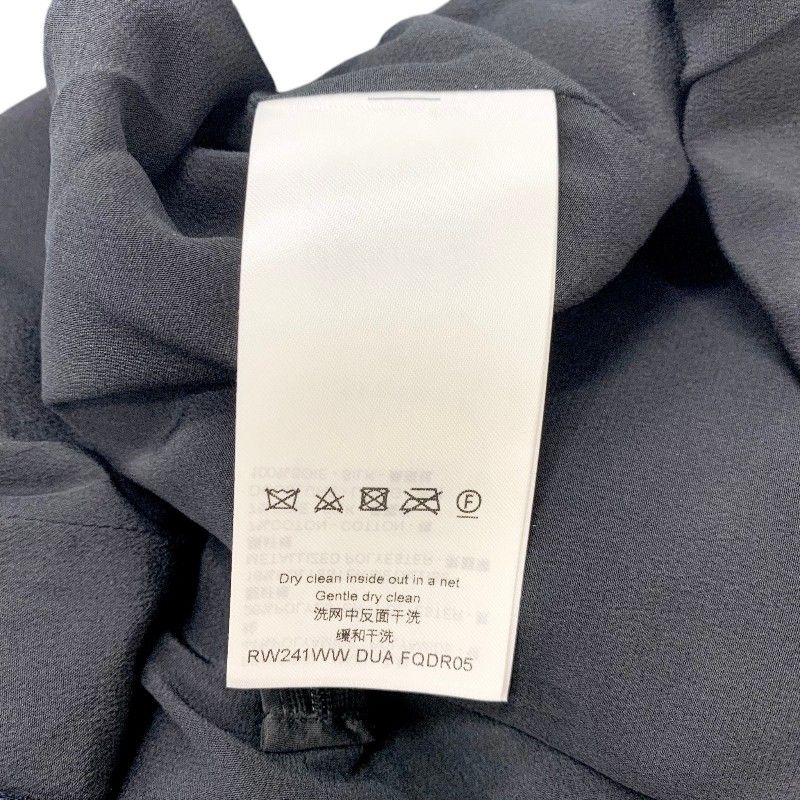 Louis Vuitton Dress Black Blue Lurex Lace Monogram — view 9