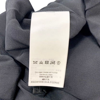 Louis Vuitton Dress Black Blue Lurex Lace Monogram — view 9