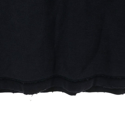Balenciaga Distressed Patch Logo Oversized Short Sleeve T-Shirt Dress Black — view 5