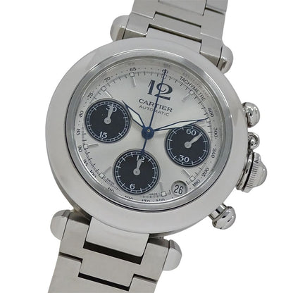 Cartier Watch Boys Pasha C Chronograph Date Automatic Winding at Stainless