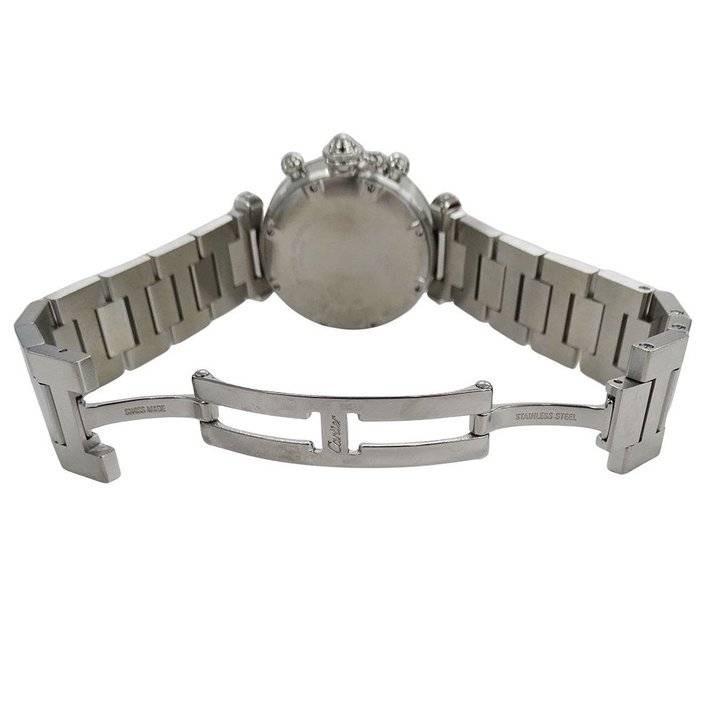 Cartier Watch Boys Pasha C Chronograph Date Automatic Winding at Stainless — view 4
