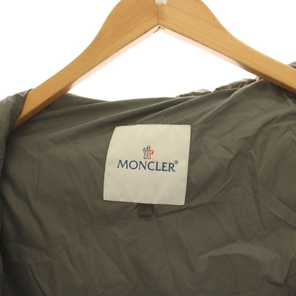 Moncler Bourrache Down Jacket Studded Zip Up 0 Gray YM — view 6