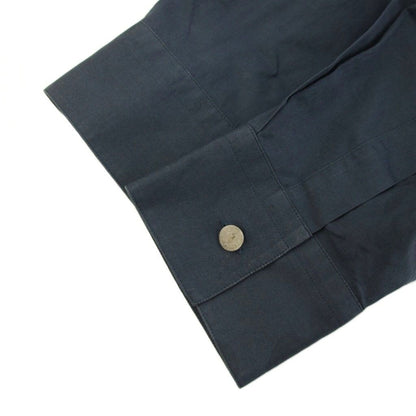 Hermes Shirt Long Sleeve All Over Pattern 17 43 Navy Blue YT — view 4