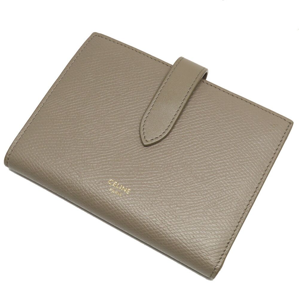 Celine Strap Wallet Bifold Pebble — view 2