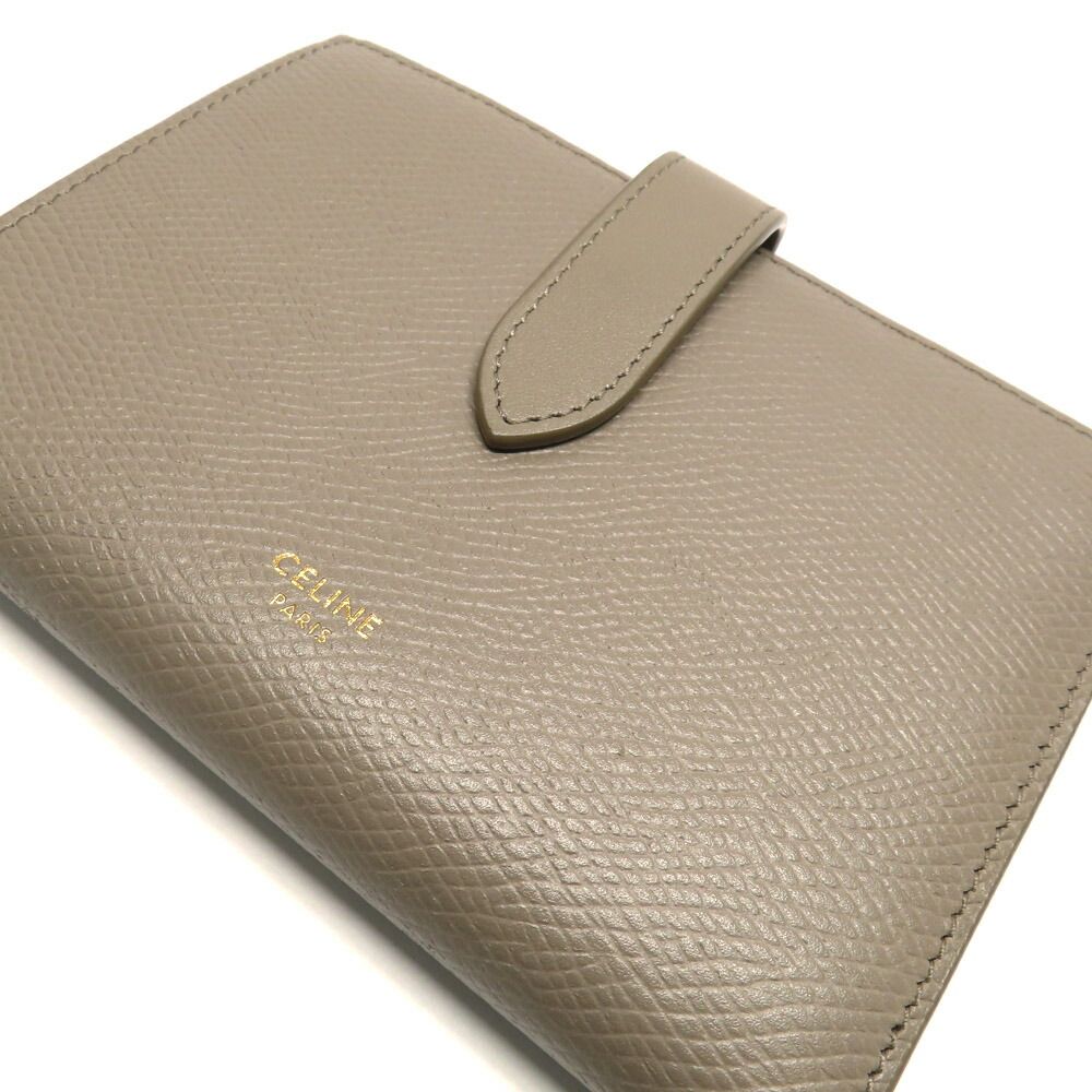 Celine Strap Wallet Bifold Pebble — view 6