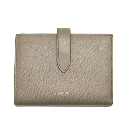 Celine Strap Wallet Bifold Pebble