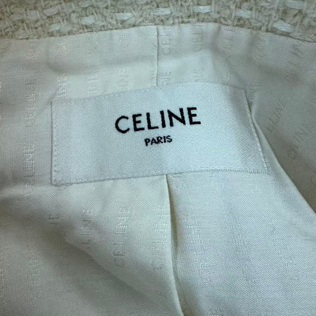 Celine Short Jacket Ivory 38 — view 6