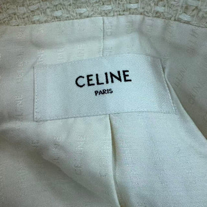 Celine Short Jacket Ivory 38 — view 6