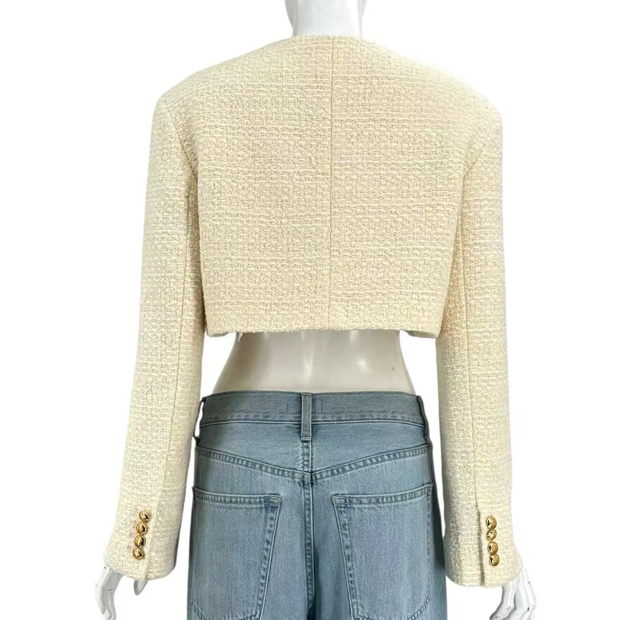 Celine Short Jacket Ivory 38 — view 4