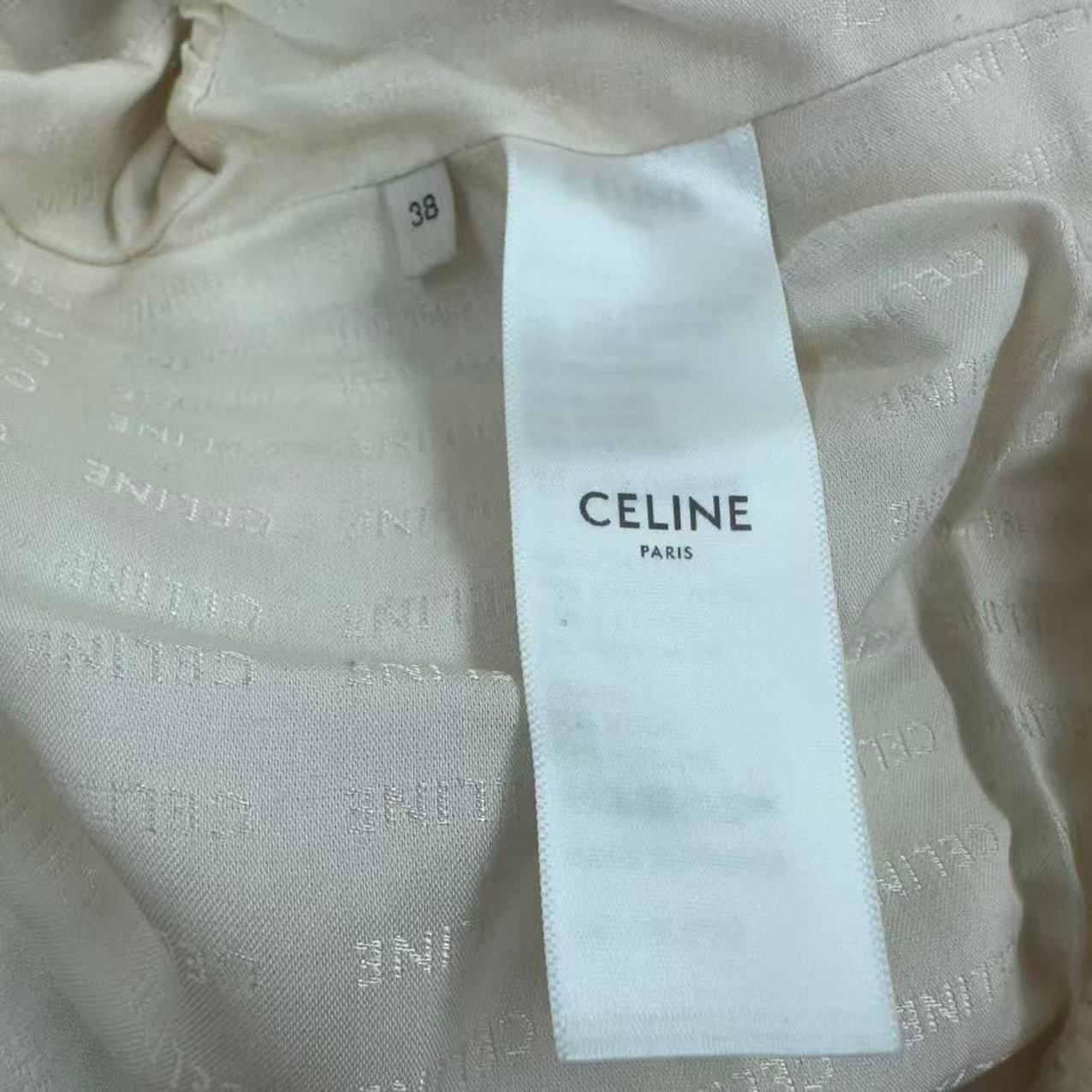 Celine Short Jacket Ivory 38 — view 7
