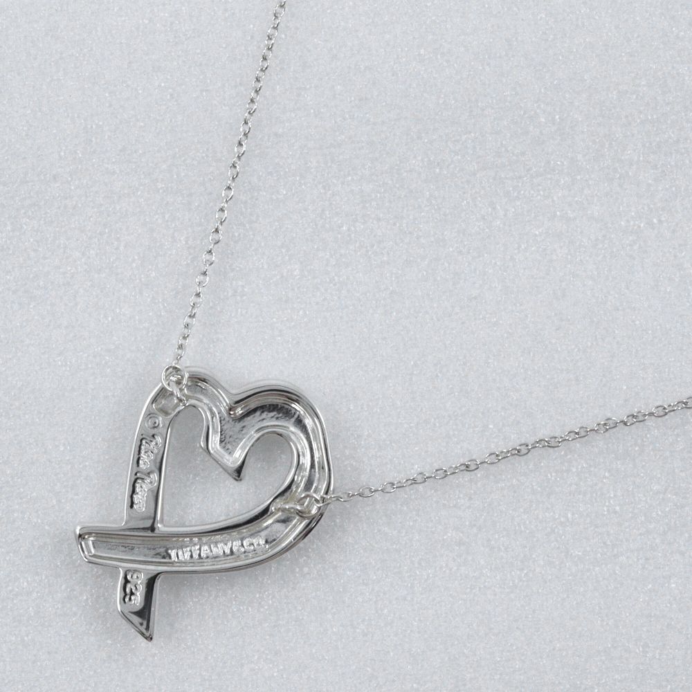 Tiffany & Co Loving Heart 925 Sterling Silver Necklace — view 3