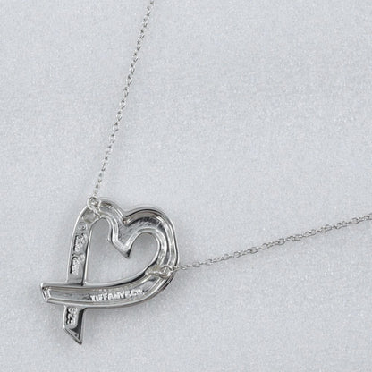 Tiffany & Co Loving Heart 925 Sterling Silver Necklace — view 3