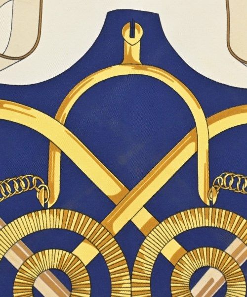 Hermes Bandana Scarf Navy — view 7