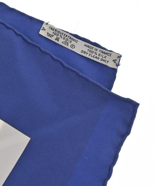 Hermes Bandana Scarf Navy — view 4