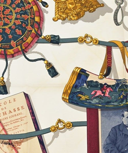 Hermes Bandana Scarf Red — view 8