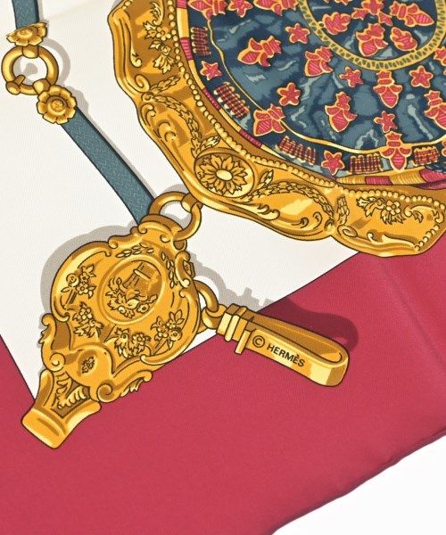 Hermes Bandana Scarf Red — view 5