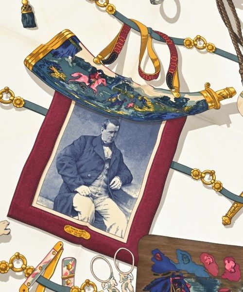 Hermes Bandana Scarf Red — view 3
