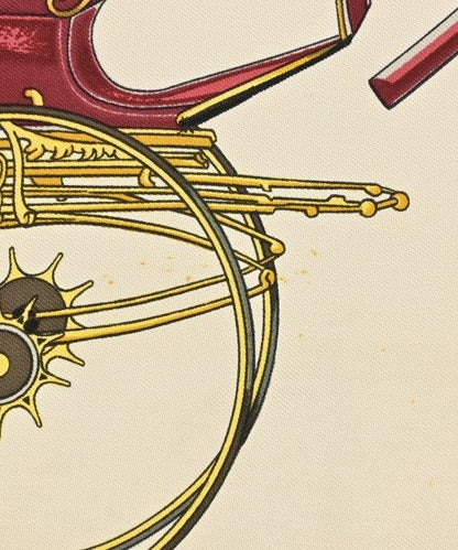 Hermes Bandana Scarf Red — view 9