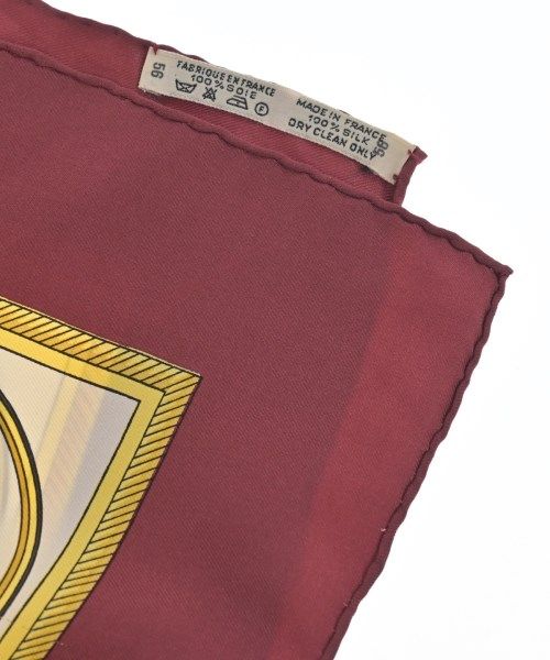 Hermes Bandana Scarf Red — view 5