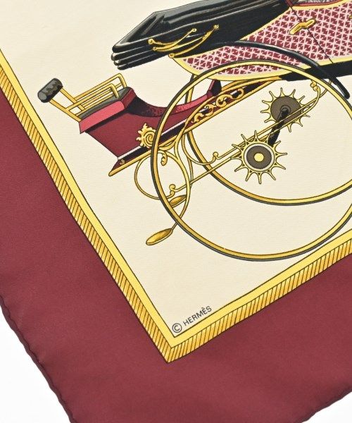Hermes Bandana Scarf Red — view 4