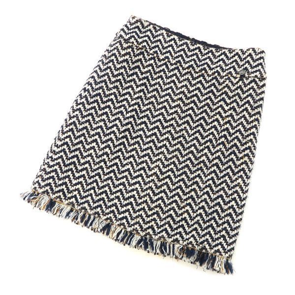 Chanel 19k Skirt Navy — view 3