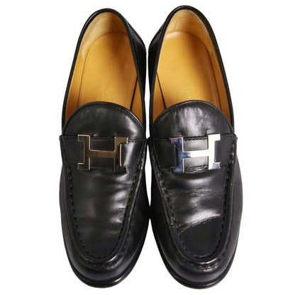 Hermes Loafers Moccasins Logo Constance Leather — view 4