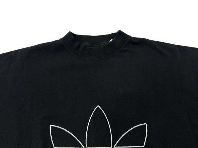 Balenciaga Adidas Trefoil Logo Embroidery Tee Oversize Short Sleeve T-Shirt — view 3