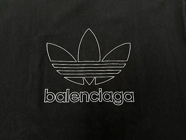 Balenciaga Adidas Trefoil Logo Embroidery Tee Oversize Short Sleeve T-Shirt — view 4