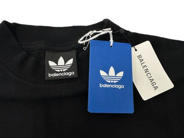 Balenciaga Adidas Trefoil Logo Embroidery Tee Oversize Short Sleeve T-Shirt — view 6