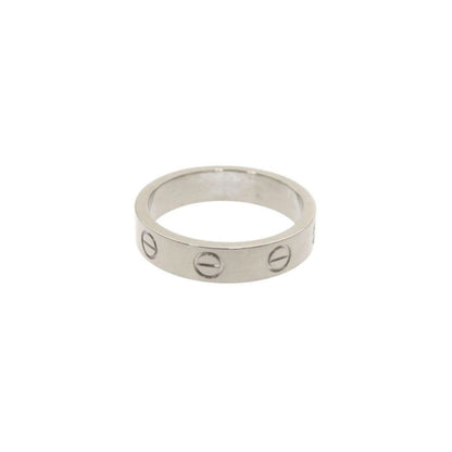 Cartier Love Ring Small 49 18k White Gold Diamond — view 4