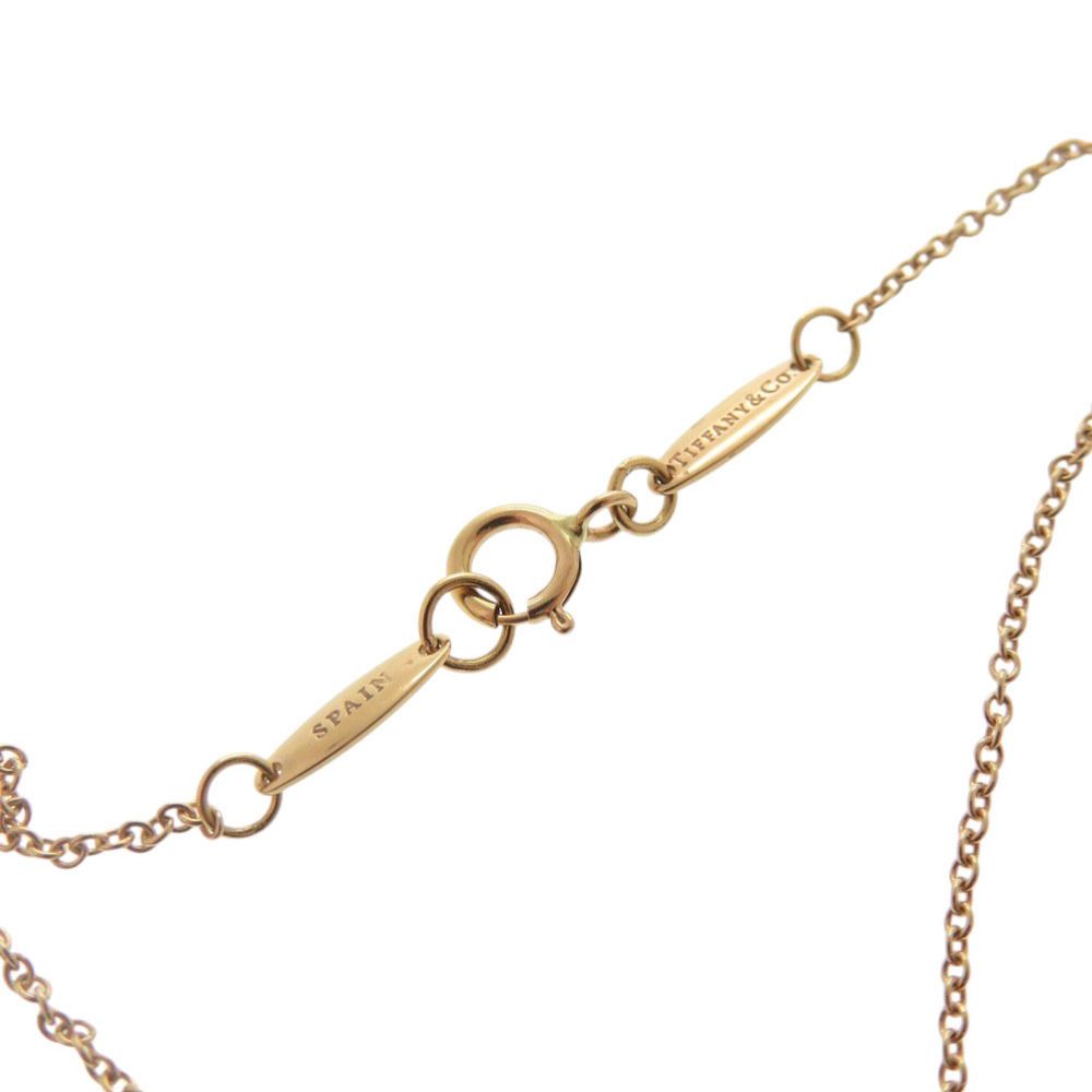Tiffany & Co Open Heart 18k Pink Gold 18k Yellow Necklace Pendant — view 6