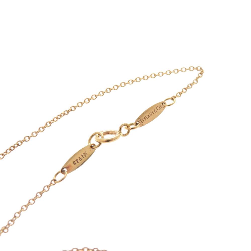 Tiffany & Co Open Heart 18k Pink Gold 18k Yellow Necklace Pendant — view 4