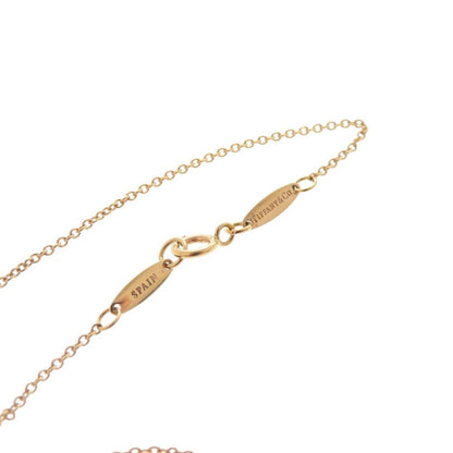 Tiffany & Co Open Heart 18k Pink Gold 18k Yellow Necklace Pendant — view 4