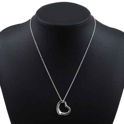Tiffany & Co Open Heart Elsa Peretti 925 Sterling Silver Necklace — view 2