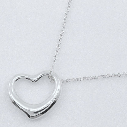 Tiffany & Co Open Heart Elsa Peretti 925 Sterling Silver Necklace — view 3