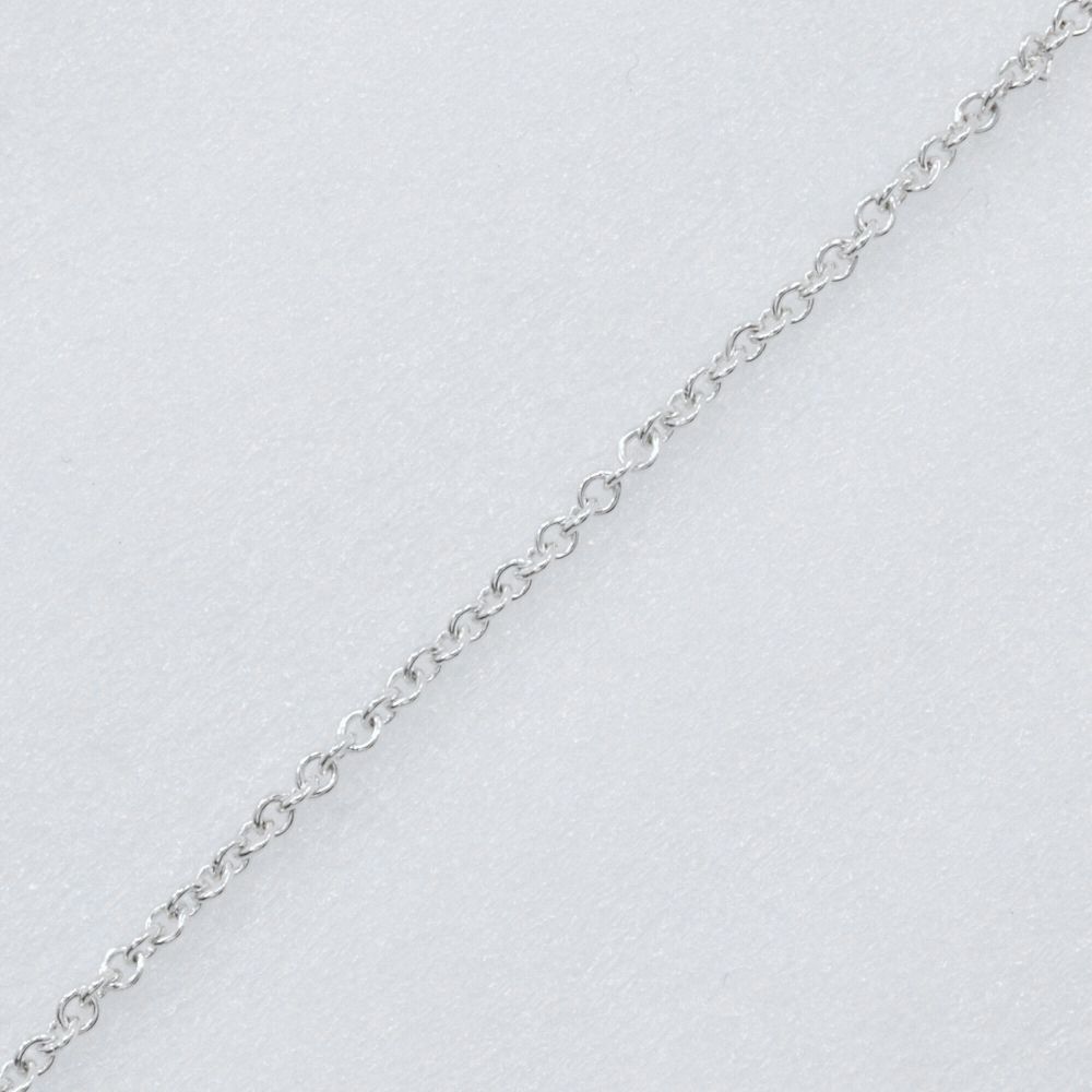 Tiffany & Co Open Heart Elsa Peretti 925 Sterling Silver Necklace — view 4
