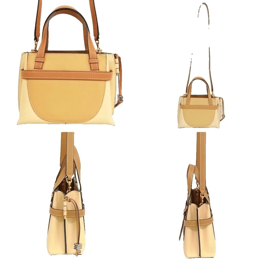 Loewe Gate Top Handle Mini 2-Way Shoulder Bag Beige — view 3