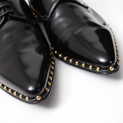 Dolce & Gabbana Dress Shoes 8 Studded Pointed Toe Leather — view 6