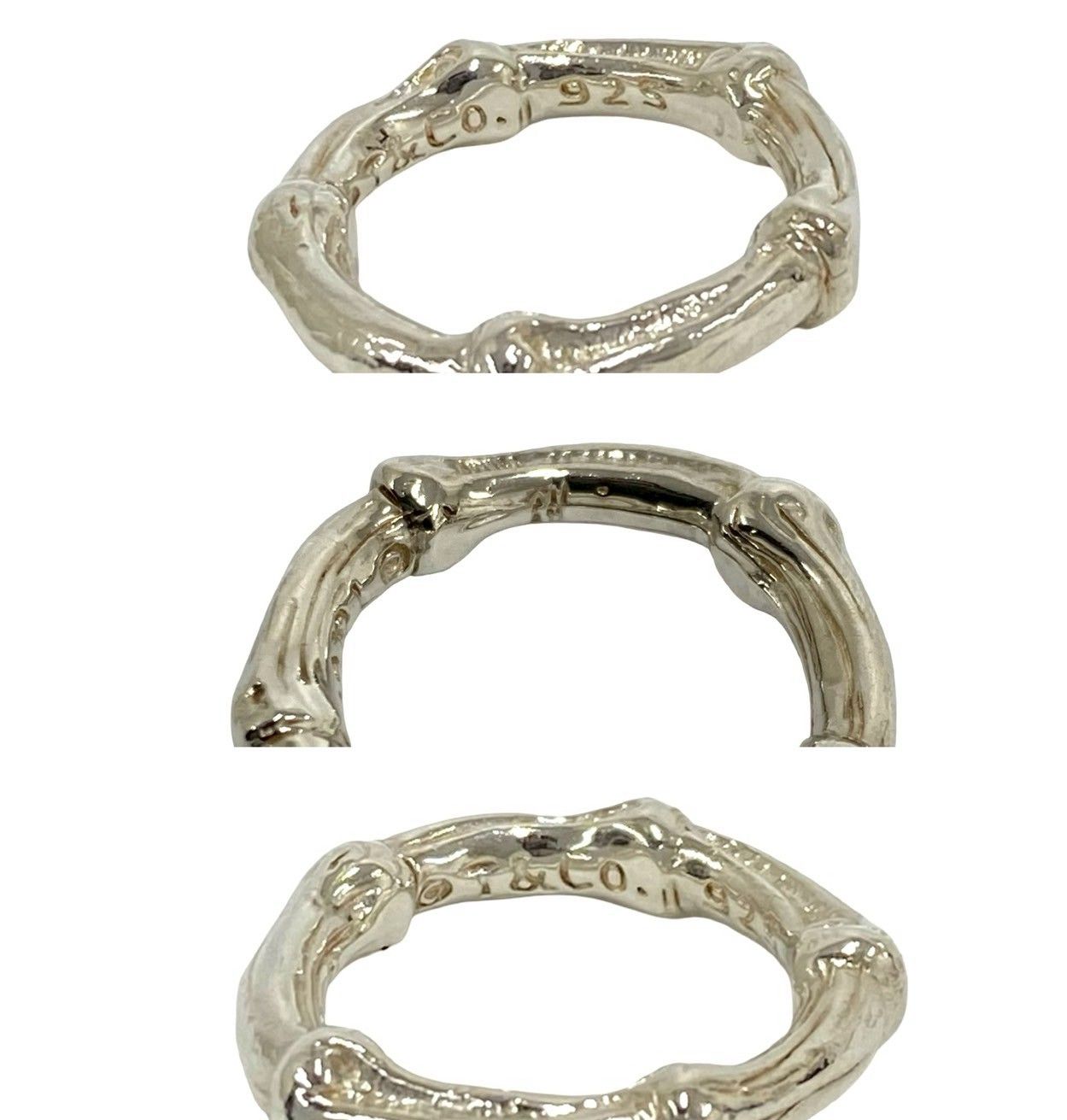 Tiffany & Co Bamboo 925 Sterling Silver Ring — view 3