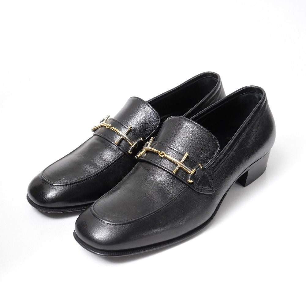 Saint Laurent Paris Loafers 42.5 Bit Leather Shoes