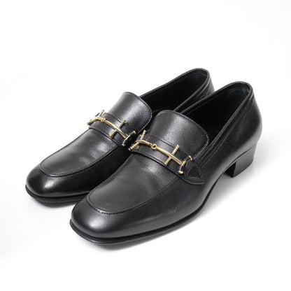 Saint Laurent Paris Loafers 42.5 Bit Leather Shoes