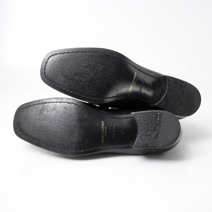 Saint Laurent Paris Loafers 42.5 Bit Leather Shoes — view 8