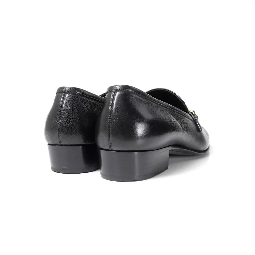 Saint Laurent Paris Loafers 42.5 Bit Leather Shoes — view 3