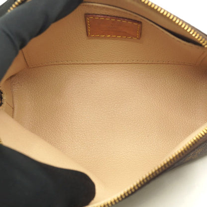 Louis Vuitton Pochette Cosmetic Brown Gold Pouch Case — view 6