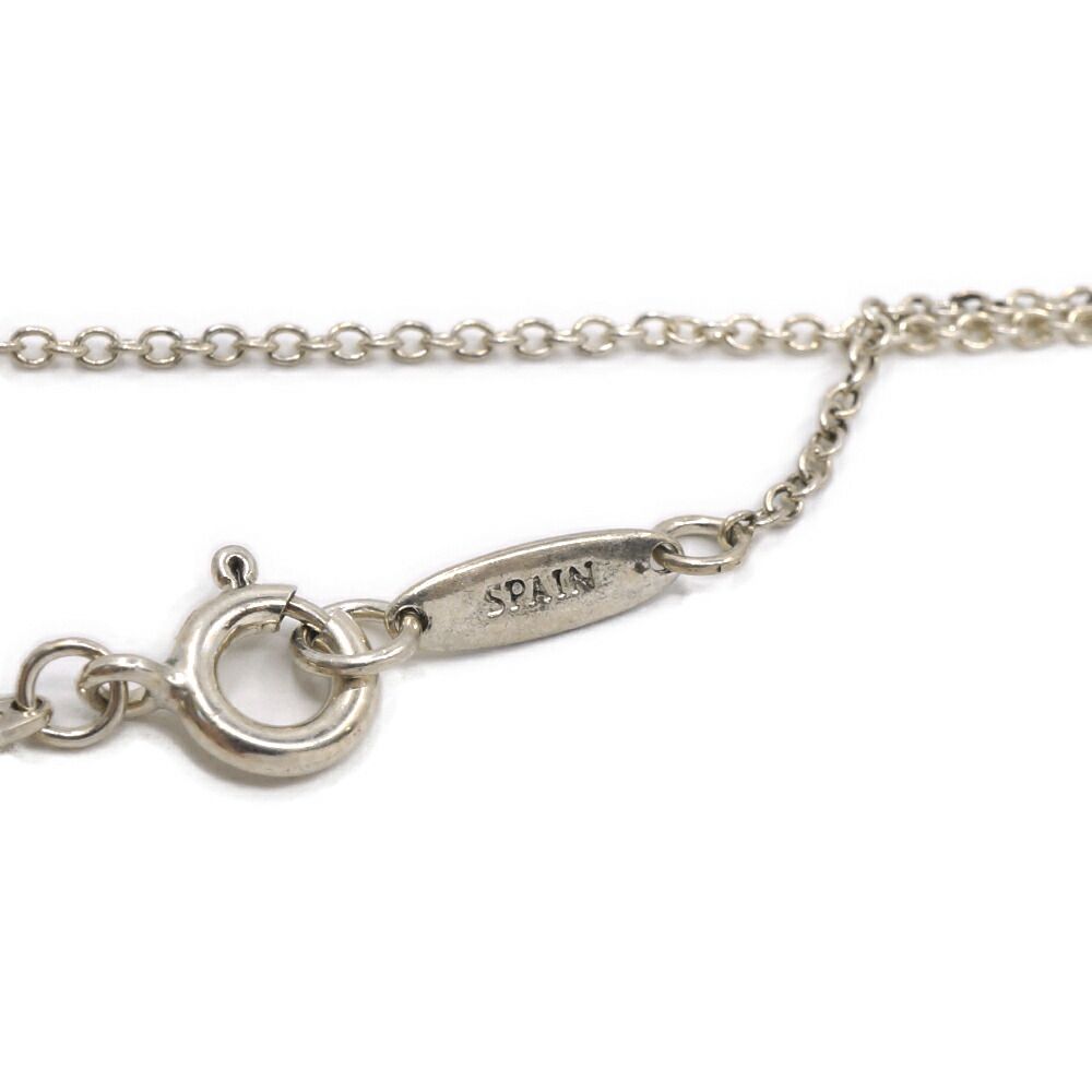 Tiffany & Co Necklace Silver Pink Open Heart 40.5 cm — view 8